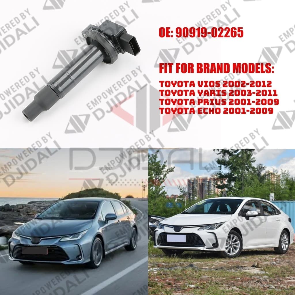 Toyota คอยล์จุดระเบิด 90919-02265 สําหรับ for Toyoto Vios 2002-2012 Yaris Scion Xa Xb Yaris Echo Prius รูปที่ 2