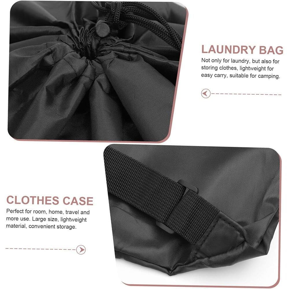 ถุงซักผ้า ทนทาน ถุงซักผ้าอเนกประสงค์ Travel drawstring laundry bag ถุงซักผ้าขนาดใหญ่ รูปที่ 7