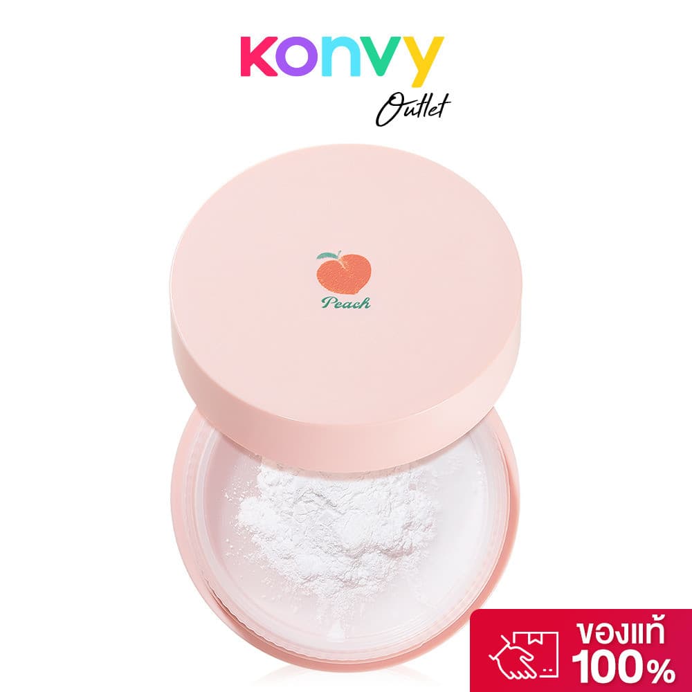 Skinfood Peach Cotton Multi Finish Powder 5g สกินฟู๊ด แป้งฝุ่นสูตรพิเศษ. รูปที่ 1