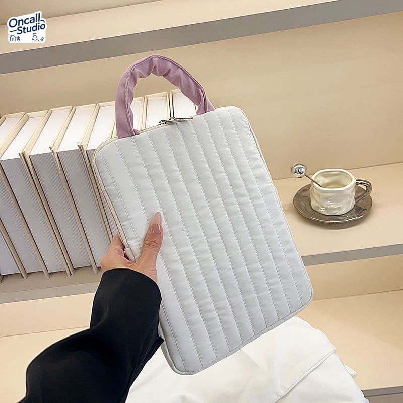 กระเป๋าใส่ iPad 11นิ้ว แลปท็อป 14นิ้ว สีสันน่ารัก พกพาสะดวก ของน่ารักยอดนิยม ของขวัญสำหรับนักเรียน รูปที่ 6