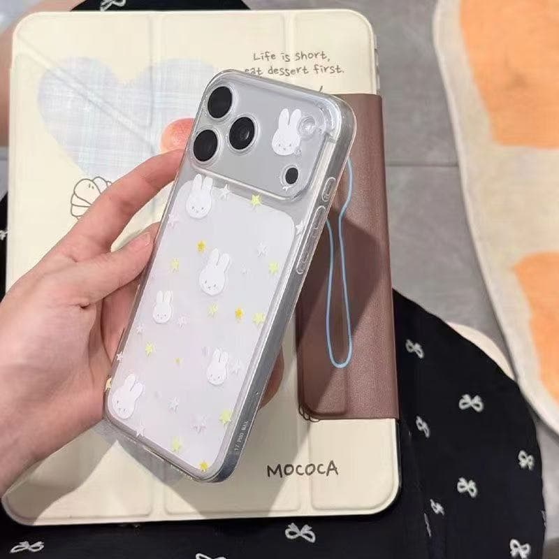 GOODเคสไอโฟน 11 สำหรับIPhone 17 11 15 13 12 16 14 Pro Max X XR 14 7 8 Plus SE ฮิต เคสใส ลายมิฟฟี้กระต่าย น่ารัก รูปที่ 6