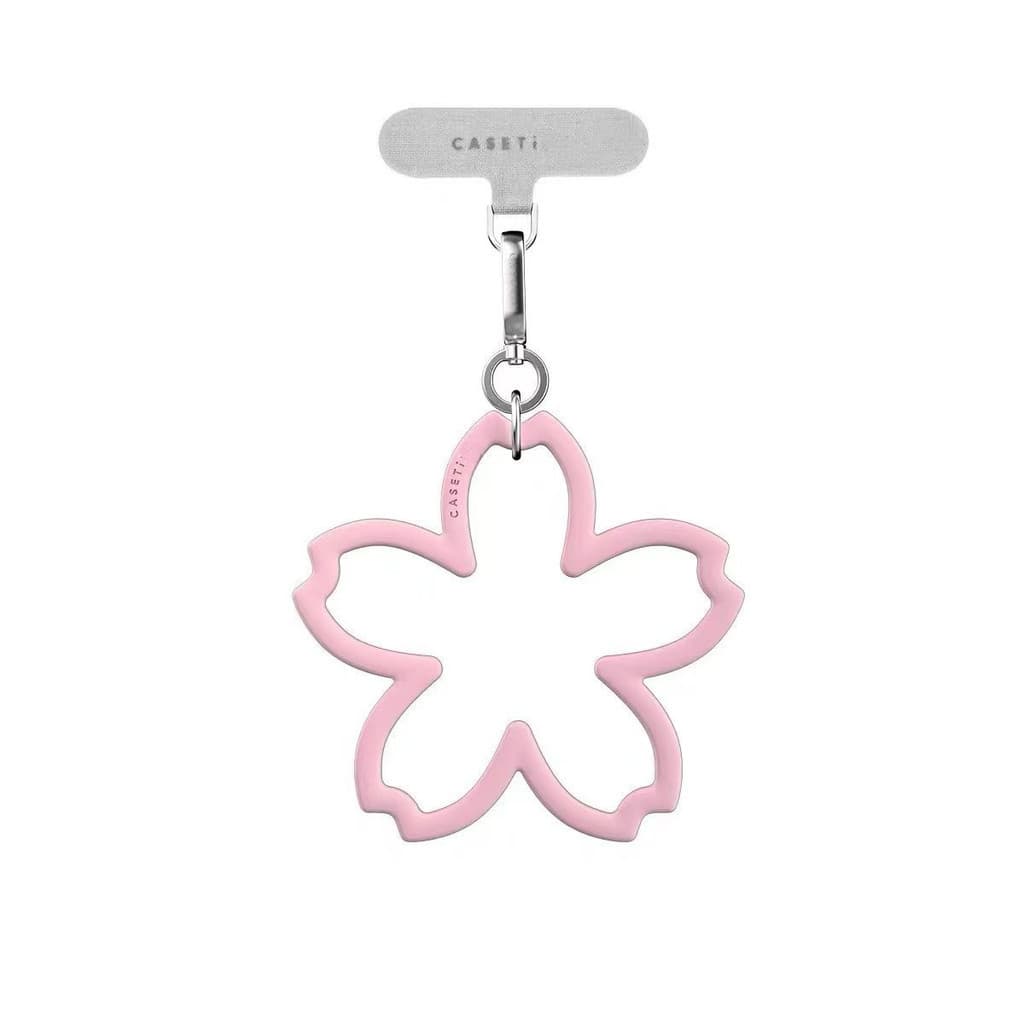 Pretty Silicon Beautiful Flower Special Romantic Heart Phone Wristlet lanyard Pendant คุณภาพสูง เชือกคล้องโทรศัพท์มือถือ รูปที่ 5