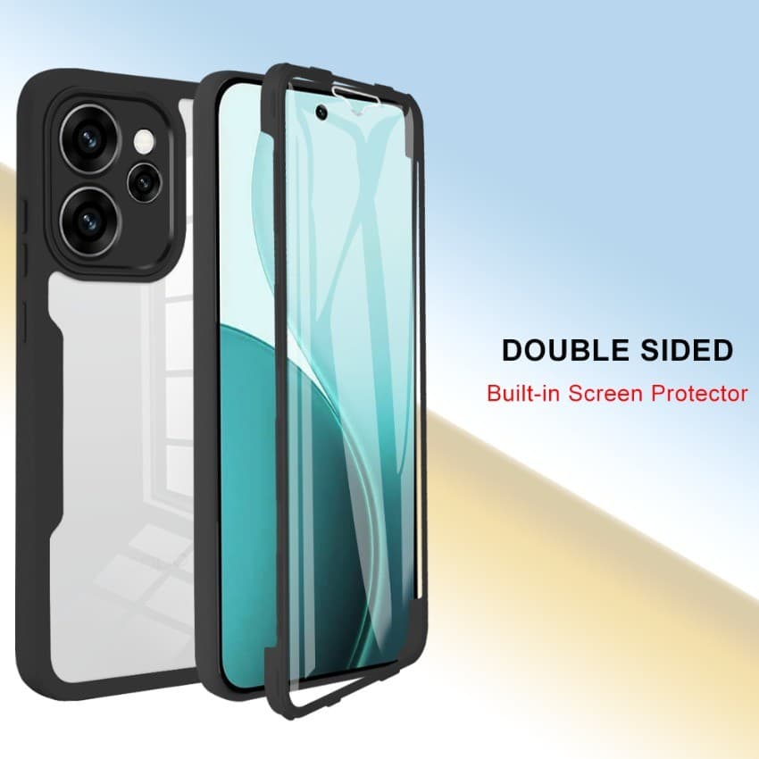 สําหรับOppo Reno 15 Pro Max 15F 2025 เคสโทรศัพท์Full Body 2 In 1 ปลอกสองด้านReno15ProMax Reno15F Protector 360 ด้านหน้า + ด้านหลังรวมทุกอย่างเคสกันกระแทกนุ่มปกหลัง รูปที่ 2