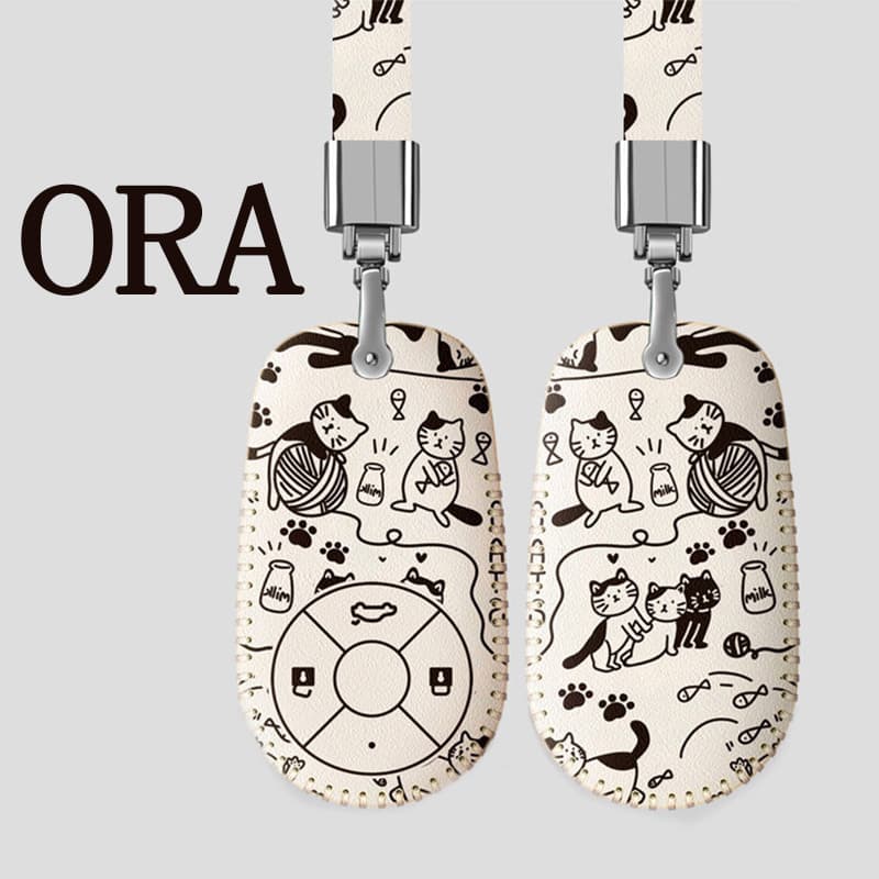 เคส สำหรับรถ Ora goodcat & GT Ora 5 2026 PU เคสกุญแจรีโมทรถยนต์สําหรับ ORA Good Cat ORA goodcat GT อุปกรณ์เสริมในรถยนต์พวงกุญแจ รูปที่ 1
