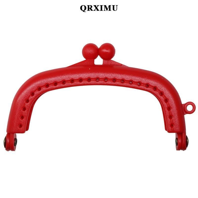 Sharprepublic 10 ชิ้นเรซิ่นกรอบ Kiss Clasps ล็อค DIY Craft ทรงโค้ง สําหรับเย็บกระเป๋าหนังและโทรศัพท์ รูปที่ 5