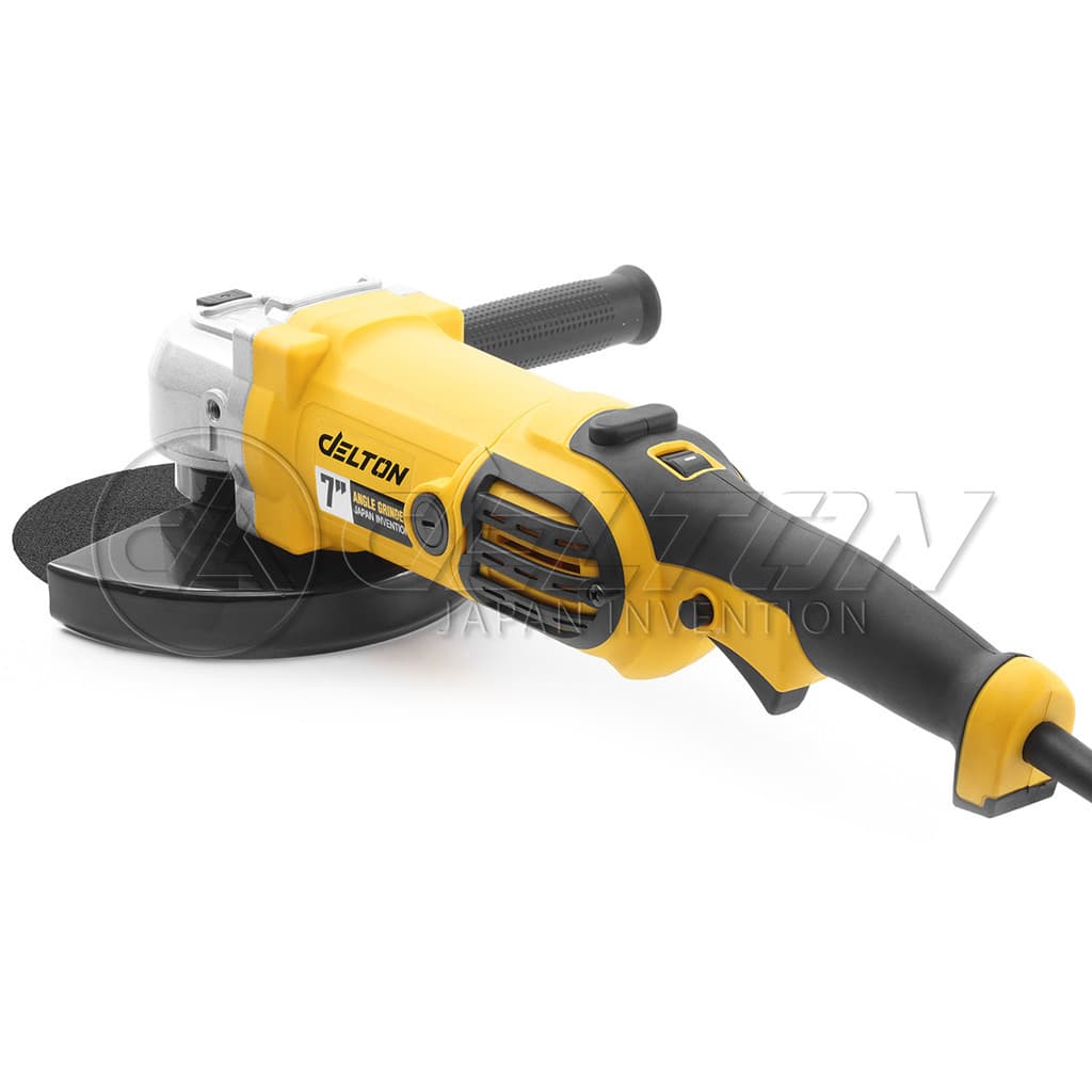 DELTON เครื่องเจียรไฟฟ้า 7 นิ้ว 2200 วัตต์ Angle Grinder รุ่น DT-701B พร้อมด้ามจับ และฝาครอบป้องกัน แถมฟรี ใบตัด 6 แผ่น รูปที่ 3