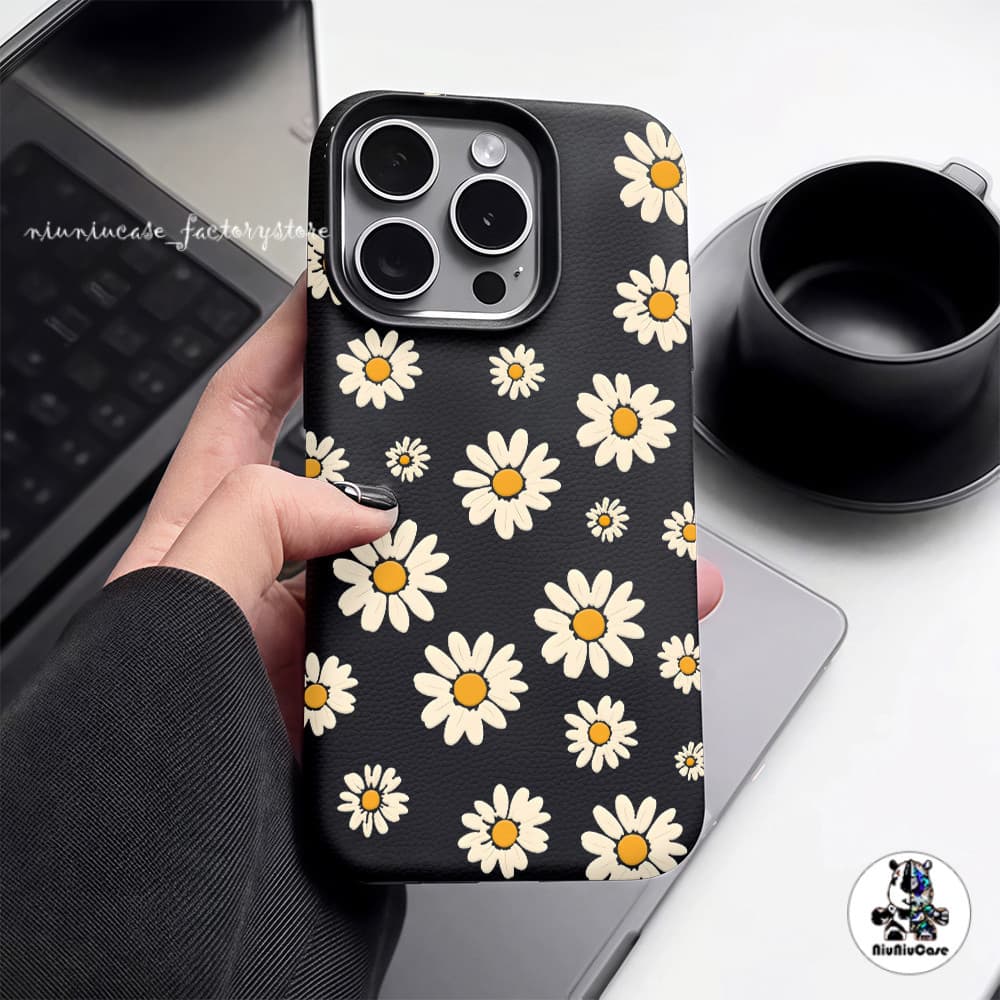 ดอกไม้สวย เคสไอโฟน11 เคส iphone 16 Pro Max 8 7 Plus XR 11 17 12 13 14 15 16 17 Pro Max เนื้อหนัง Case เคสไอโฟนหรูหราไฮโซ รูปที่ 7