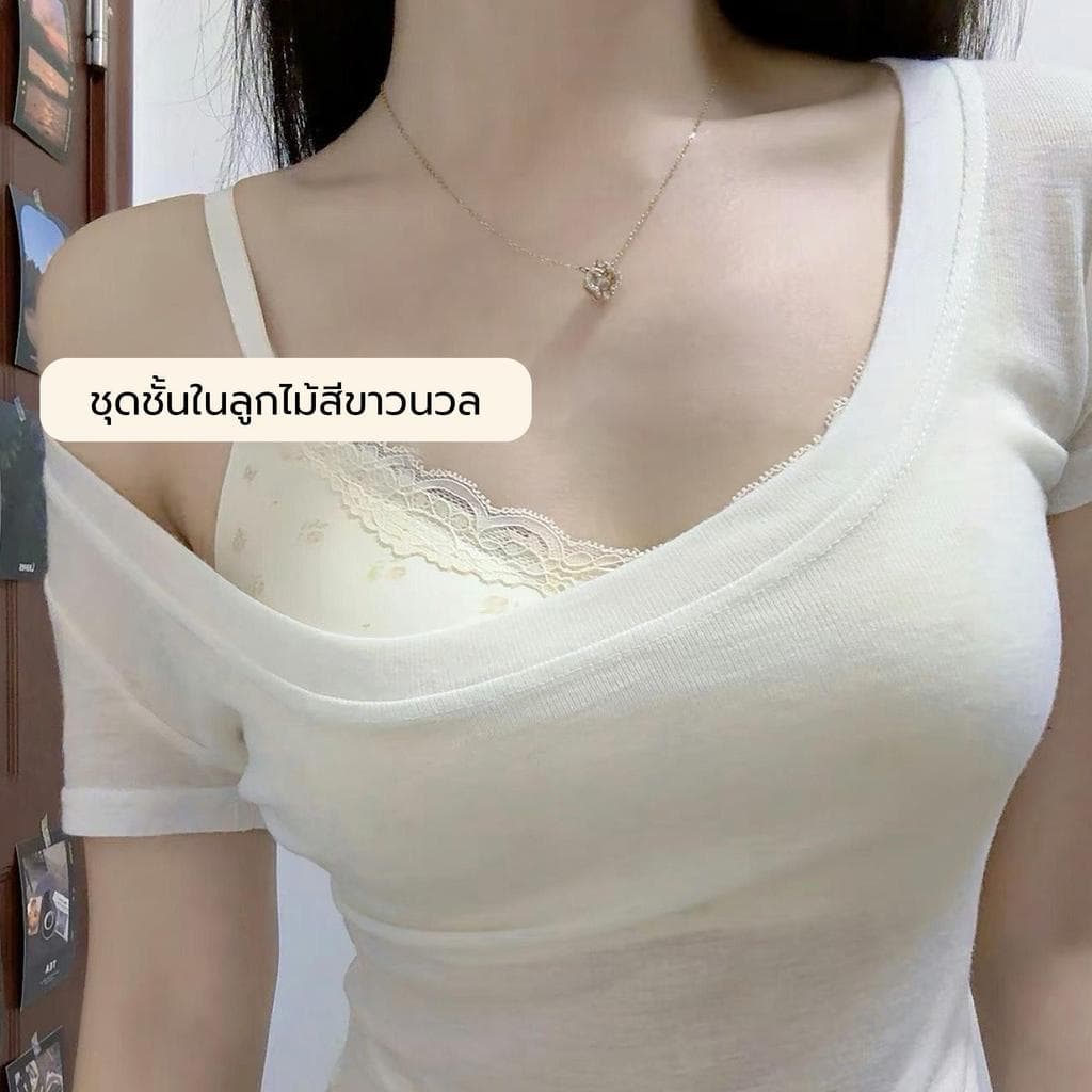 ชดชั้นในลายดอก สไตล์ญี่ปุ่น น่ารักอ่อนหวาน สวม ใส่สบายสุดๆ รูปที่ 6