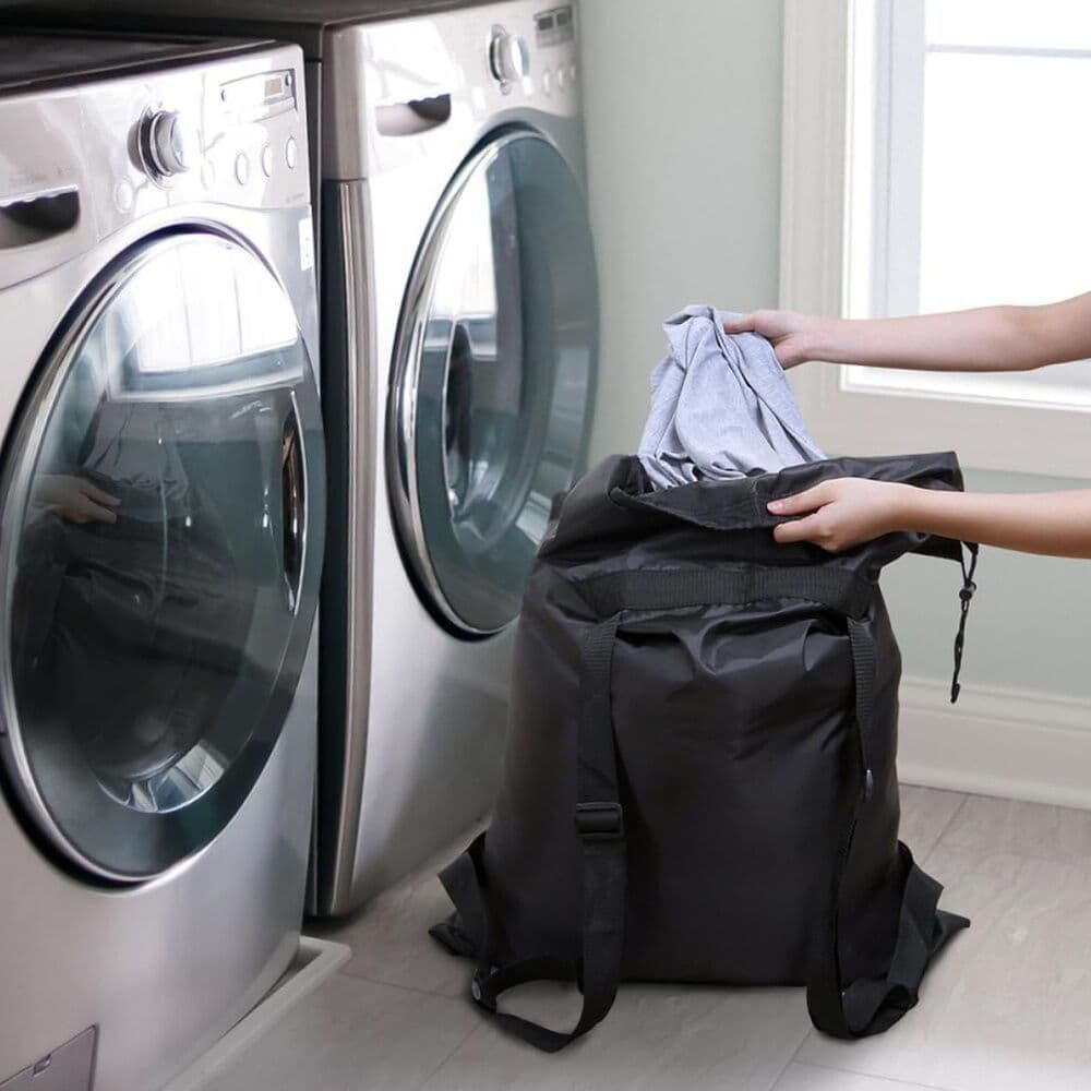 ถุงซักผ้า ทนทาน ถุงซักผ้าอเนกประสงค์ Travel drawstring laundry bag ถุงซักผ้าขนาดใหญ่ รูปที่ 8