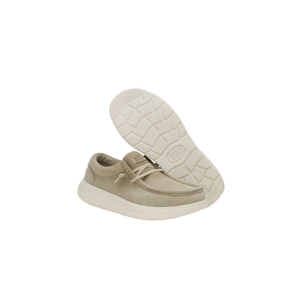 HEYDUDE รองเท้าลำลองผู้ชาย WALLY COMF SUEDE รุ่น 41975-1SN - STONE GREY/SILVER BIRCH รูปที่ 4