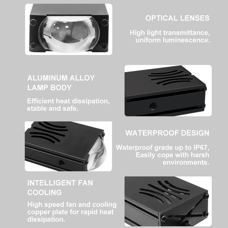 กระจังหน้าตรงกลางรถเซ็นเตอร์ไลท์ไฟ LED รถยนต์รถจักรยานยนต์สองสปอร์ตไลท์สีโคมไฟ LED ไฟสปอร์ตไลท์แอลอีดีมอเตอร์ไซด์สากล รูปที่ 6