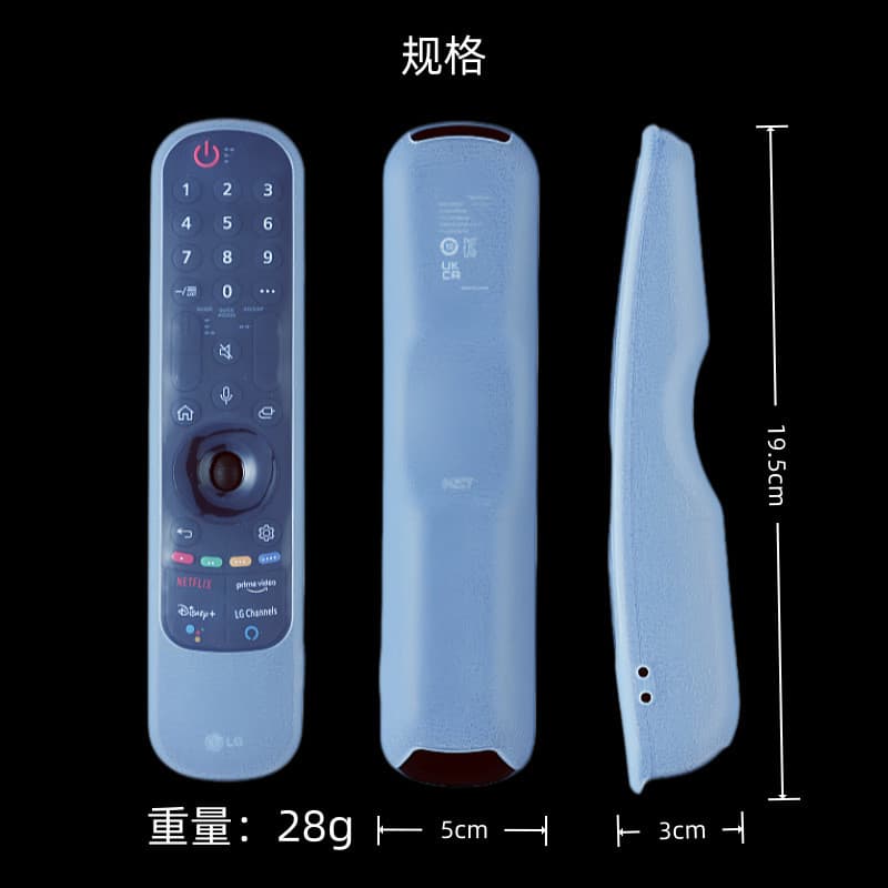 เหมาะสําหรับรีโมทคอนโทรลทีวี LG MR20 GA พร้อมฝาครอบป้องกันซิลิโคนแบบหนา รูปที่ 1