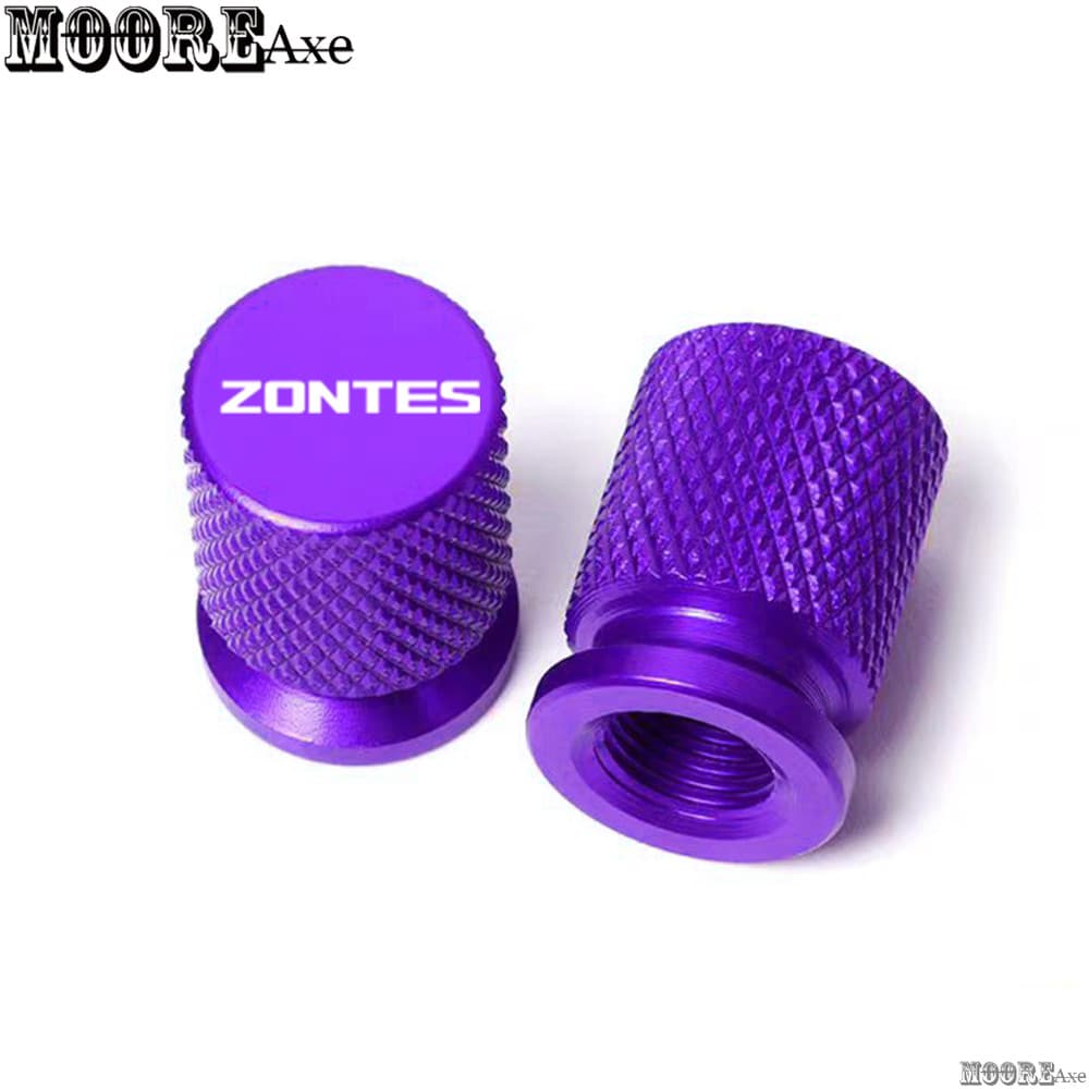 Mooreaxe สําหรับ ZONTES 368G 350D 350E 310X 310R 310V 310T 155U 155G 150X 175X 2020-2026 รถจักรยานยนต์ยางวาล์วหมวก Pito 2pcs อลูมิเนียมสําหรับ Honda Airtight ครอบคลุม QMX03 รูปที่ 2