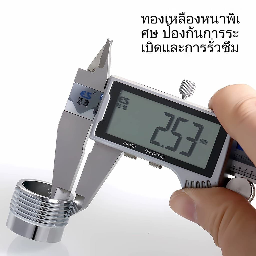 4 รอบต่อ 6 นาทีหัวต่อทองแดงเต็มหัวก๊อกน้ำเพิ่มความหนาในการเพิ่มความยาวเส้นผ่าศูนย์กลาง และภายในอุปกรณ์ท่อประปาโดยตรง รูปที่ 6