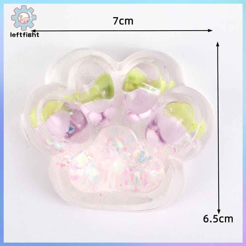 ซ้าย 1 ชิ้น Cat Claw นุ่มช้า Rebound ความเครียดบรรเทาบีบ Props Starlit Sky Big Cat Paw Squishy Fidget ของเล่นหยิก Dpression ของขวัญ GHT รูปที่ 5