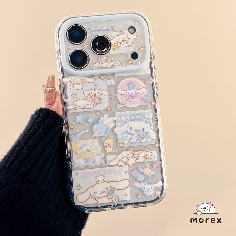 เคสใสหมีหูยาวโลมา น่ารักป้องกัน Redmi 15 A5 15C 13C 13 9A 9 10C 10 12C 12 14C A3 A1 Note 12 9 10 11 11s 14 13 Pro รูปที่ 7