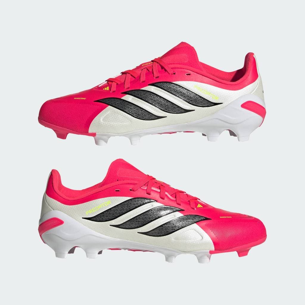 adidas ฟุตบอล รองเท้าฟุตบอล PREDATOR LEAGUE Firm Ground สำหรับเด็ก เด็ก สีแดง JR7888 รูปที่ 8