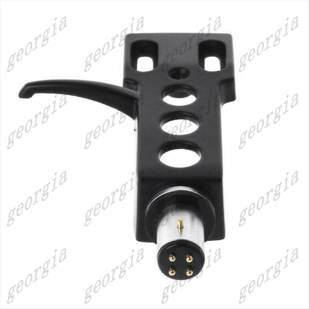 gorg331 ชิ้น Phono Turntable Headshell Mount Phonoograph ผู้ถือหัว Stylus ตะกั่วลวดโลหะสีดําสําหรับ LP Disc เครื่องเล่นบันทึก รูปที่ 2