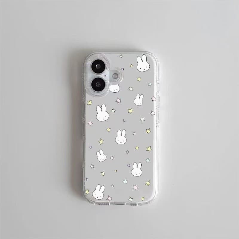GOODเคสไอโฟน 11 สำหรับIPhone 17 11 15 13 12 16 14 Pro Max X XR 14 7 8 Plus SE ฮิต เคสใส ลายมิฟฟี้กระต่าย น่ารัก รูปที่ 7