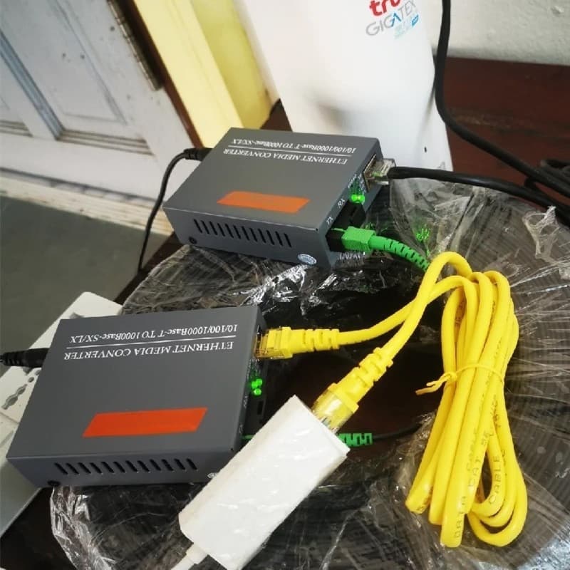 Media Converter Gigabit HTB-GS-03 10/100/1000 มีเดีย คอนเวอเตอร์ 20KM/ netlink 1 คู่ A+B รูปที่ 4