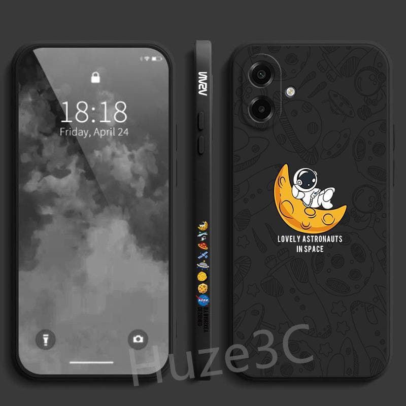 เคสสําหรับ Samsung A07, A06 4G, A05, เคสซิลิโคนแบบนิ่ม, เคสเทรนด์ย้อนยุค, เคสป้องกันเลนส์ รูปที่ 2