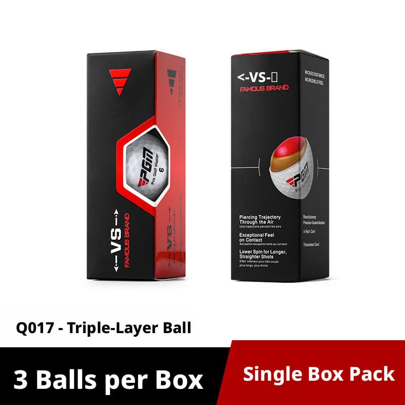 PGM ลูกกอล์ฟ 3 ชั้น 3-Piece Golf Ball Q017-2 | Sarin เด้งสม่ำเสมอ ซ้อม/ออกรอบ แพ็ก 3/12 ลูก รูปที่ 5