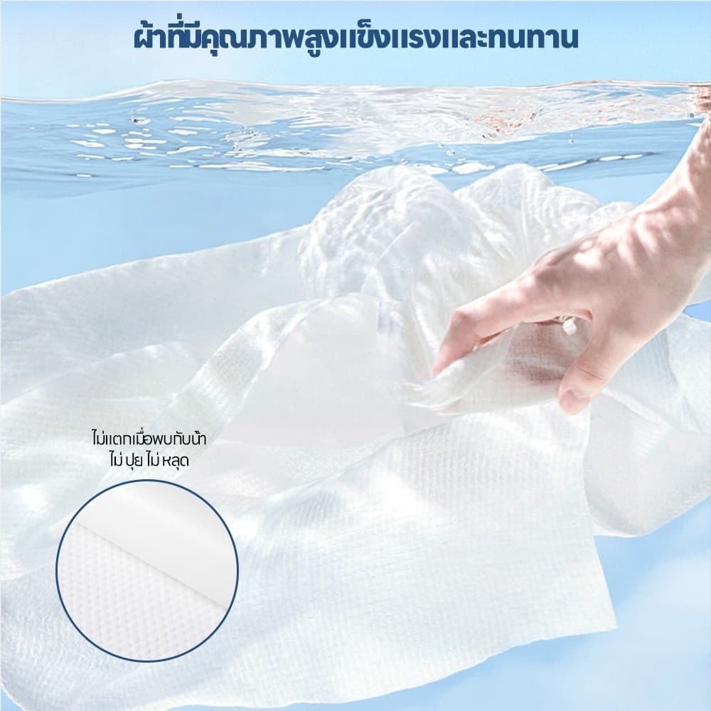 BLIVO ผ้าขนหนูอาบน้ำแบบใช้แล้วทิ้ง ผ้าขนหนูอาบน้ำ บรรจุแยกอิสระแบบพกพา bath towel สำหรับโรงแรมและครัวเรือน ผ้าเช็ดตัว รูปที่ 3