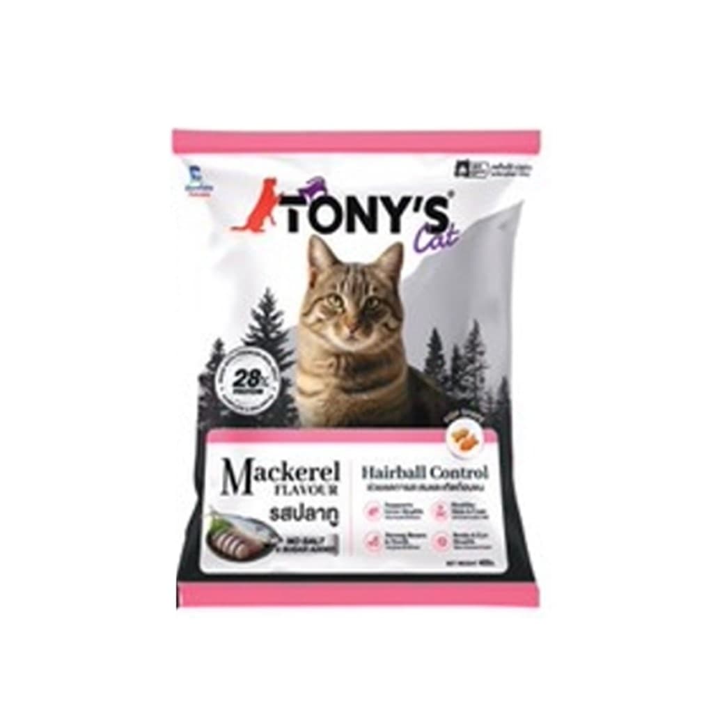 Deenee Cat / TONY'S Cat สูตรลดและเกิดก้อนขน ไม่มีเกลือ ดีต่อไตแมว 400 g. รูปที่ 3