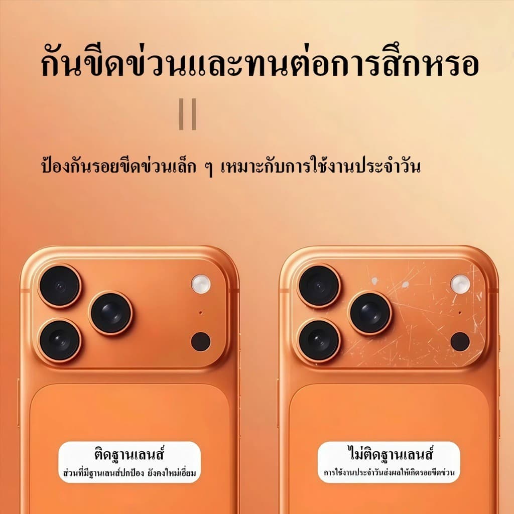 ฟิล์มกันรอยฐานกล้อง ฐานกล้อง สำหรับ Iphone 17Promax 16Pro 16 15 17 pro max 17Pro ฟิล์มกล้อง ไอโฟน ฟิล์มใส / ด้าน Matte รูปที่ 4