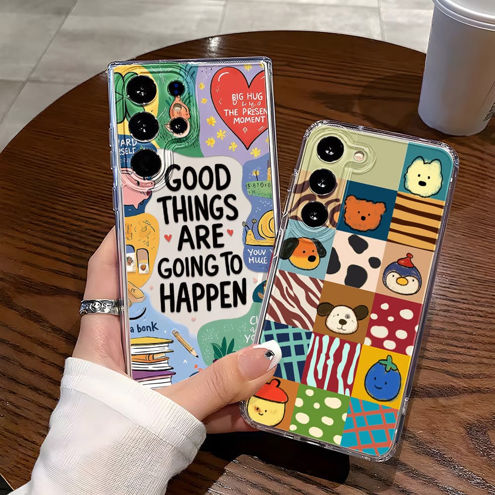 เคสโทรศัพท์กันกระแทกแบบใส For Samsung A57 A56 A07 A17 A37 A05S A55 A26 A06 A36 A50 A35 A72 A22 A73 A15 A25 S25 S26 Ultra รูปที่ 1