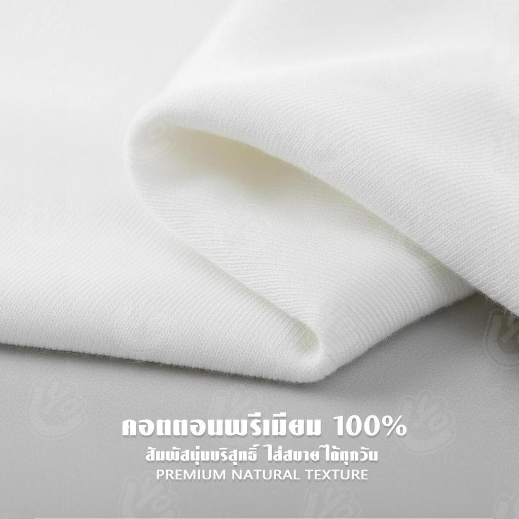 T42.SHOPเสื้อสีขาว เสื้อยืด oversize unisex เสื้อน่ารัก cotton 100% ไม่หดตัวลาย เสื้อไม่ยับ ลาย 'Leopard cherry' รูปที่ 2