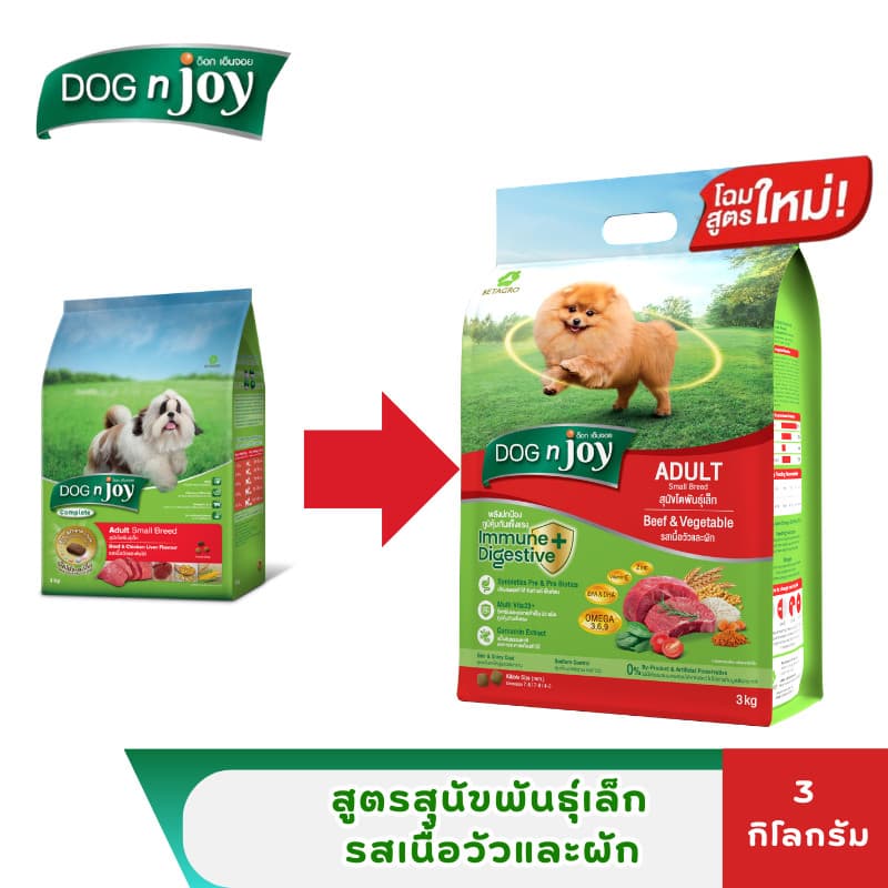 DOG n joy Complete อาหารเม็ดสำหรับสุนัข ขนาด 3 Kg. รูปที่ 4