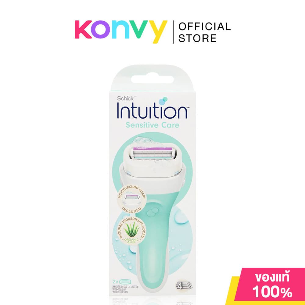 Schick Intuition 115g ชิค มีดโกนมาพร้อมสบู่ในตัว รูปที่ 2