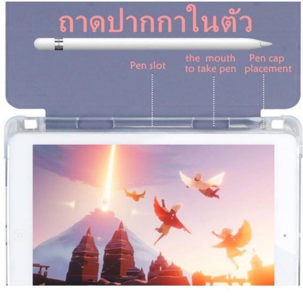 เคสใสซัมซุงสำหรับสำหรับ Samsung Tab s10 lite A11 A9 S9 A9plus/S9 FE PLUS A8 A7 lite S7+ S8+ S9+ สวยงามและใช้งานได้จริง รูปที่ 5
