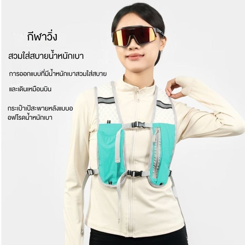 COD แจ็กเก็ตวิ่ง วัสดุไนลอน กันน้ำ ระบายอากาศ น้ำหนักเบา เหมาะสำหรับกลางแจ้ง ปีนเขา รูปที่ 2