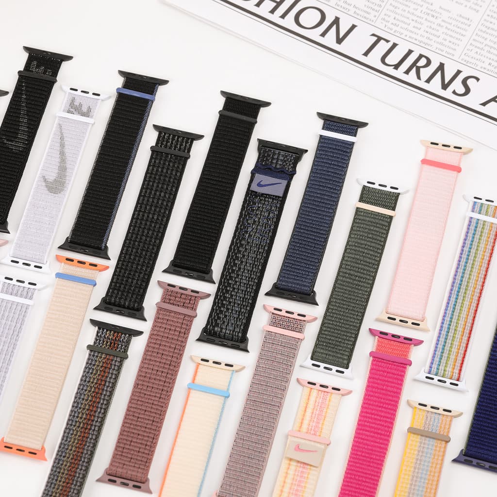 สายไนล่อนอ่อน แบนด์ปรับได้ for Smartwatch iWatch Ultra SE 3 2 Series 11 10 9 8 7 6 5 4 3 49มม. 46 45 42มม.41มม.38มม รูปที่ 5