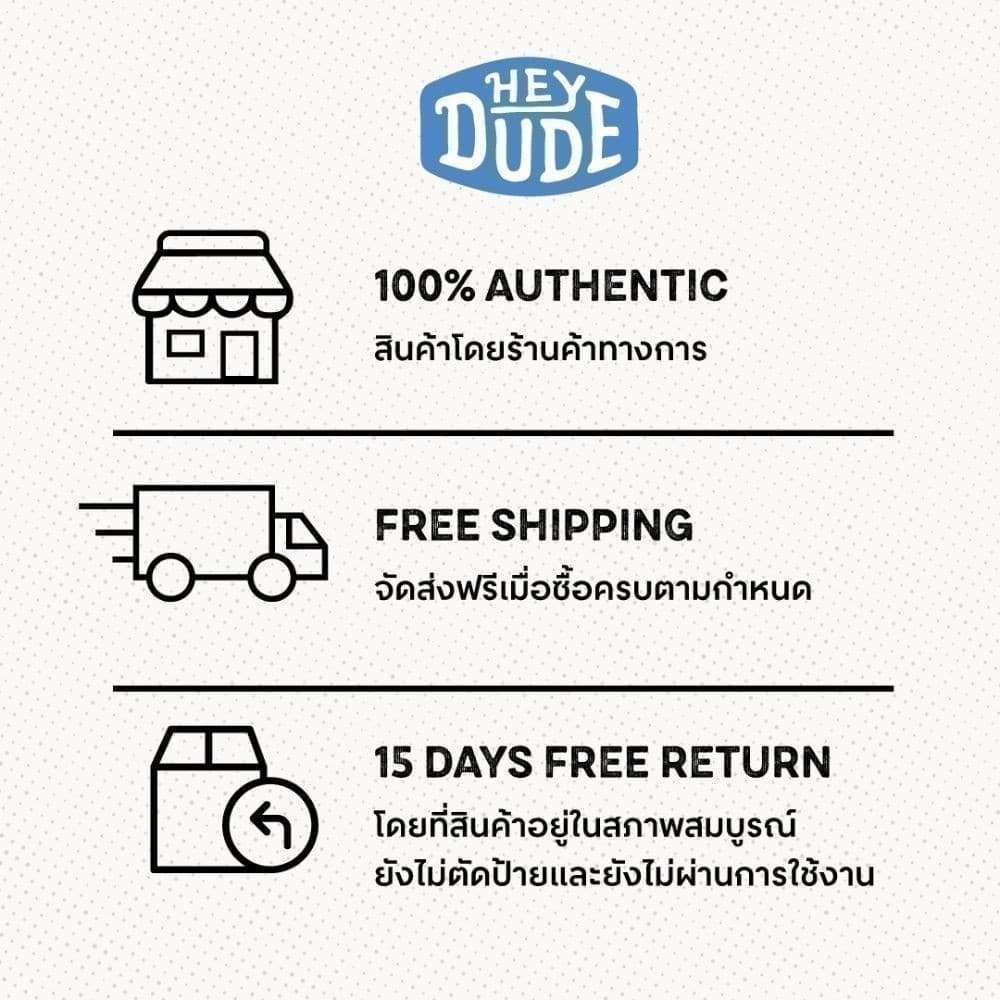 HEYDUDE รองเท้าลำลองผู้ชาย PAUL CANVAS รุ่น HD 43151-001 - BLACK รูปที่ 8