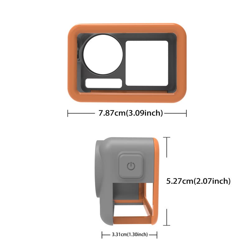 TPU + PC Hard Shell เคสป้องกันสําหรับ DJI Osmo Action 6/5 Pro/4/3 Anti-Scratch กันกระแทกฝาครอบกล้อง รูปที่ 9