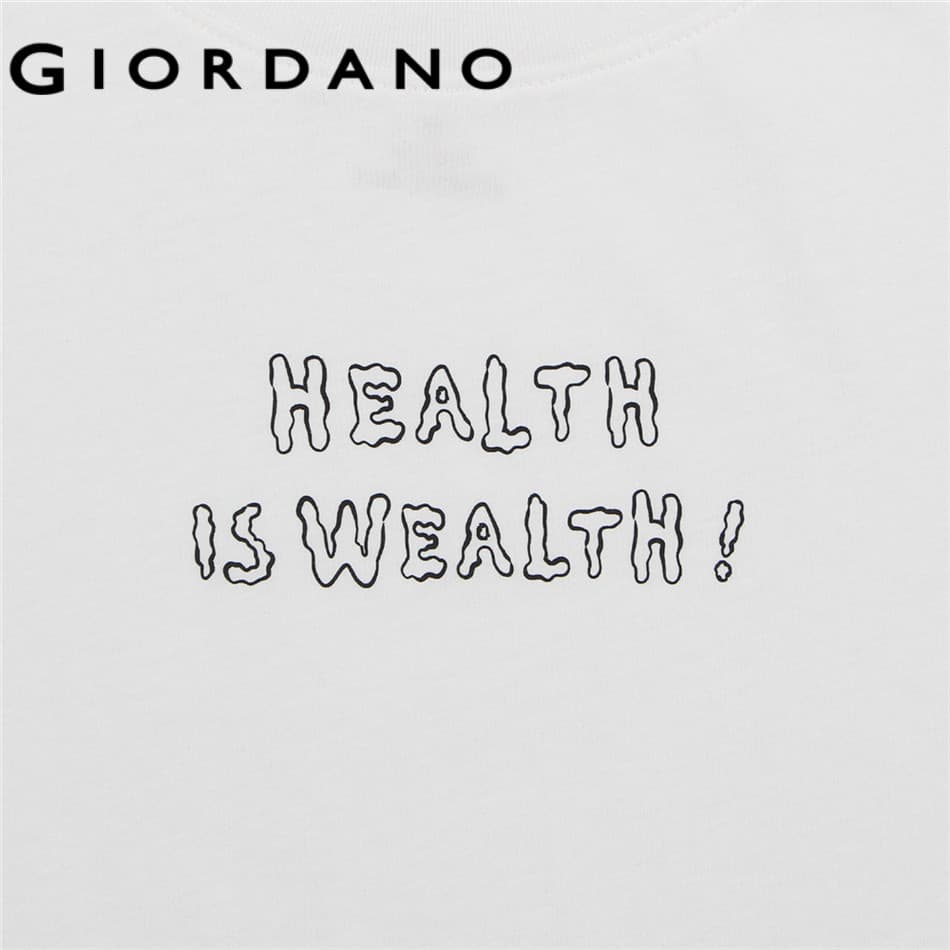 GIORDANO เสื้อยืดผู้หญิง Women's Comfort Printed Tee 05395239 รูปที่ 3