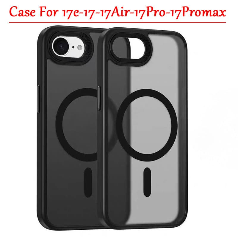 Case แม่เหล็ก เคส ชาร์จไร้สาย For iPhone 17E 17Pro 17Air 17ProMax เคส โทรศัพท์ 016 รูปที่ 1