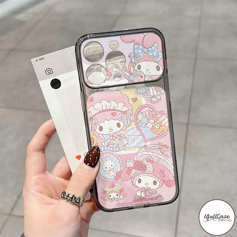 เคสไอโฟน11คอนนิง แม่เหล็ก เมโลดี้ โบว์ หัวใจ เคส เข้ากันได้กับIPhone 17 AIR 15 11 12 13 16 14 Pro Max 16Pro 15 16 Plus รูปที่ 2