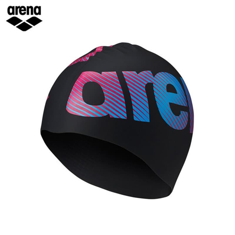 Arena arena หมวกว่ายน้ํา ซิลิโคน ขนาดใหญ่ ใส่สบาย ไม่พันกัน กันน้ํา พิมพ์ลาย แฟชั่นสําหรับผู้ชาย และผู้หญิง รูปที่ 2
