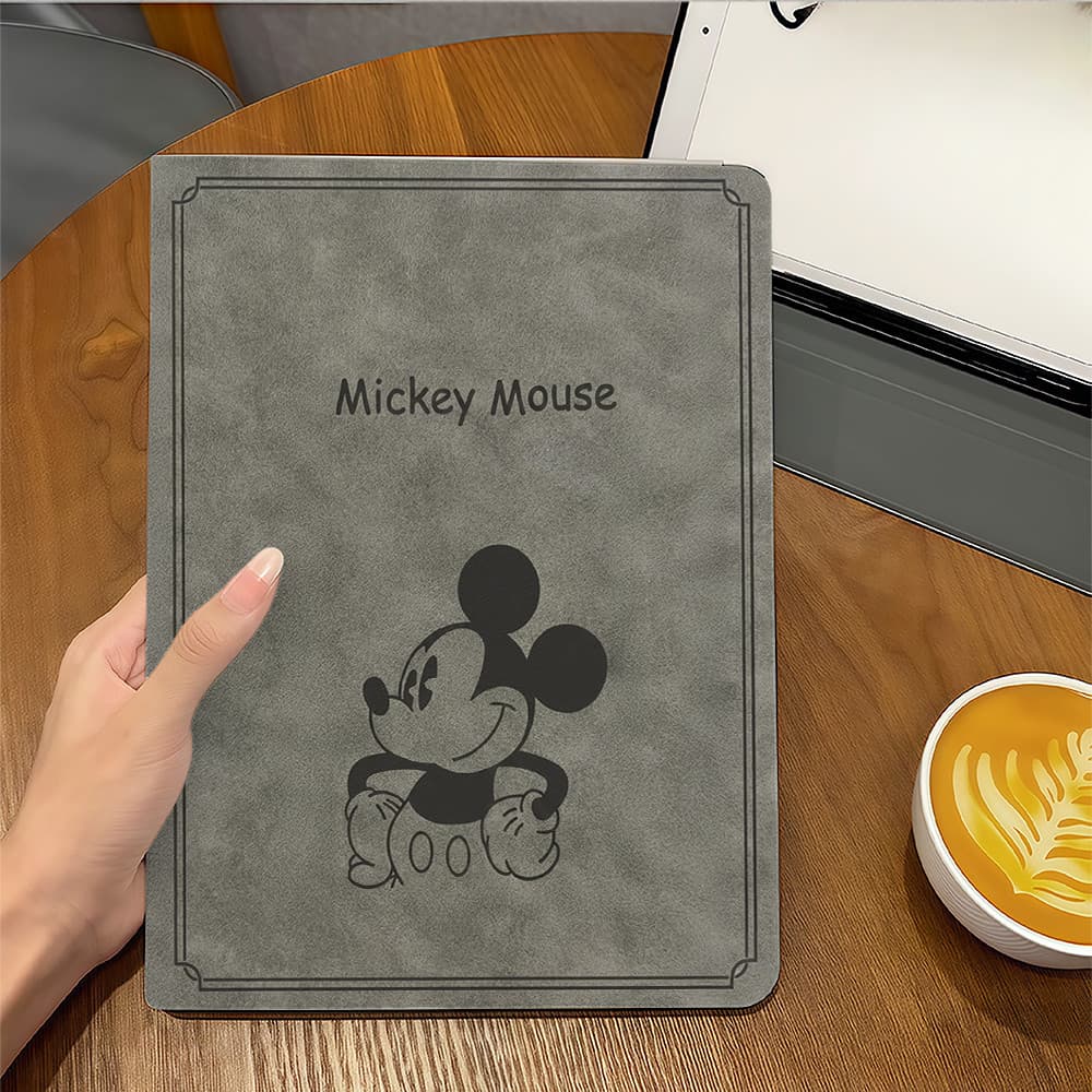 24ชั่วโมงจัดส่งเคสiPad Air7/6 13 Pro13 2024 Gen11 Gen8/9 Air5 mini7 รุ่นตัวละครน่ารัก ผิวสีเทา ป้องกันแรงกระแทกดี รูปที่ 7