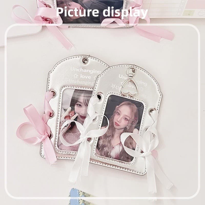 3นิ้ว ที่ใส่การ์ดบัตร ซองการ์ดหนัง PU ฝาครอบใส่โฟโต้การ์ด ที่ใส่การ์ดรูป สองรุ่นให้เลือก รูปที่ 5
