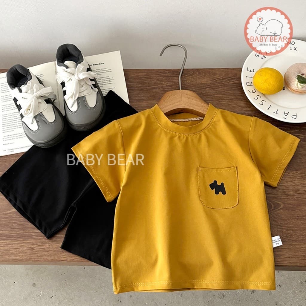 ชุดเซ็ตเด็ก ชุดเซ็ต 2 ชิ้นเด็กผู้ชาย เสื้อยืดกางเกงขาสั้น Size80-120cm รูปที่ 8