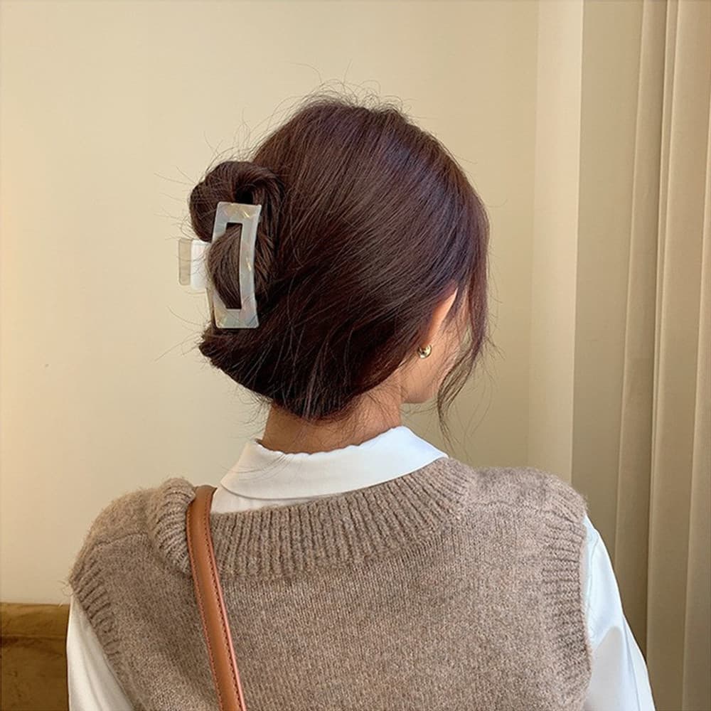 กิ๊บหัวสไตล์เกาหลีสำหรับฤดูร้อน ออกแบบมาอย่างสวยงามและเรียบง่าย เหมาะสำหรับสวมใส่ทุกวันหรือโอกาสพิเศษ รูปที่ 4