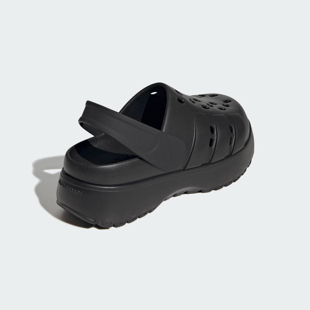 adidas ว่ายน้ำ & ไลฟ์สไตล์ รองเท้าคล็อกทรงหนา Adilette ผู้หญิง สีดำ JP9577 รูปที่ 6