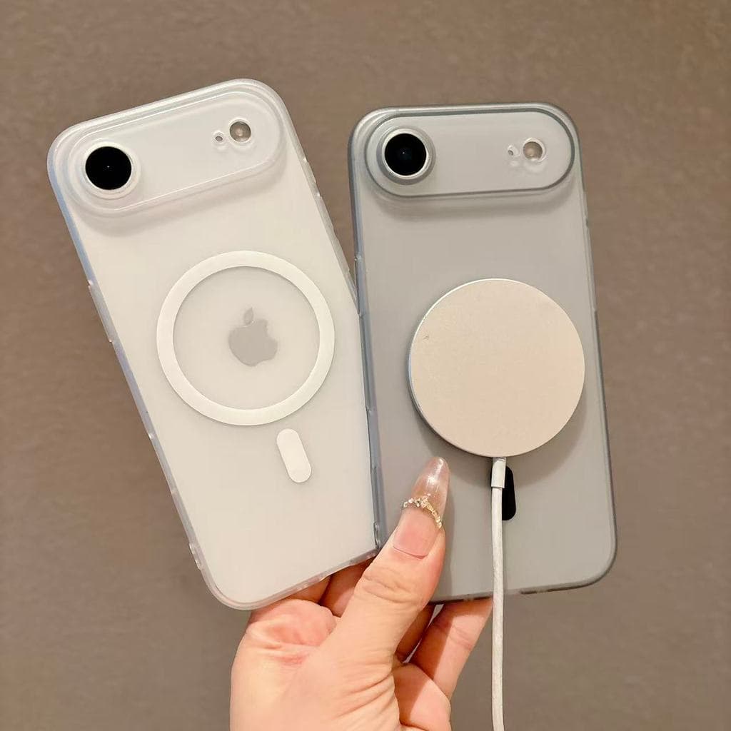 Ice Mist Frosted Magnetic TPU Soft Case สําหรับ iPhone 17 Pro Max 16 15 14 13 12 11 SE รูปที่ 9