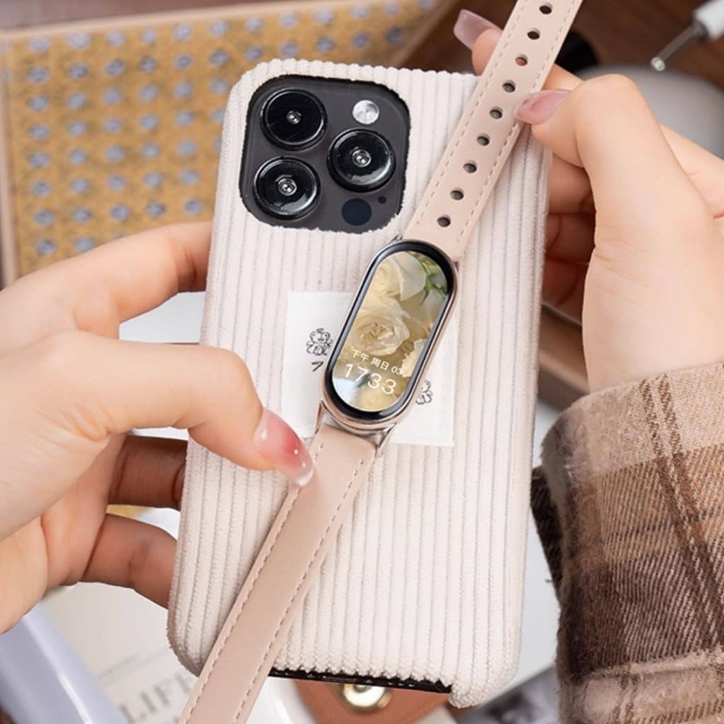 สายหนังแท้แบบเรียบหรู แบนด์และสายข้อมือสำหรับเปลี่ยนละเอียด for Xiaomi Mi Band 10 9 8 NFC for Mi Band 10 9 8 รูปที่ 9