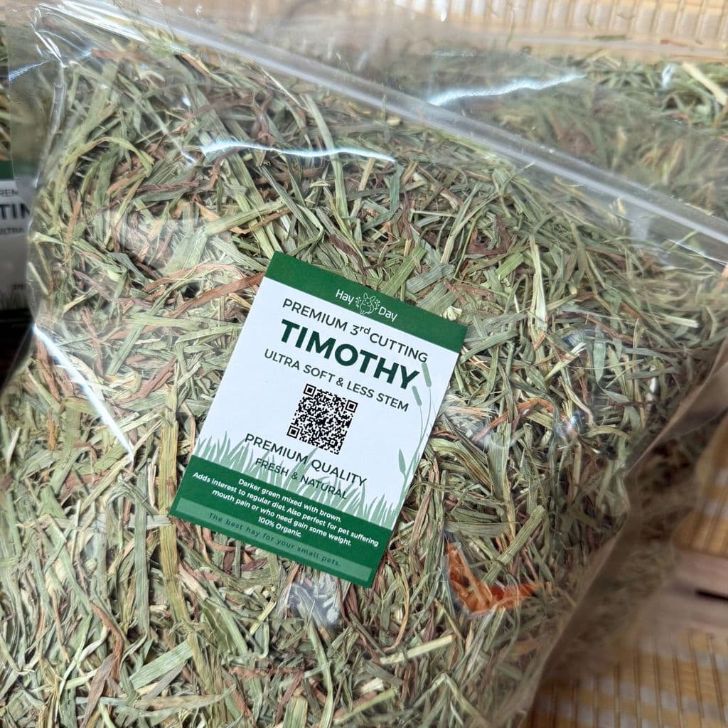 หญ้าทิมโมธี cut-1st Timothy USA ร่อนฝุ่น คัดเกรดพิเศษ พรีเมี่ยม สำหรับกระต่ายและสัตว์ฟันแทะทุกชนิด รูปที่ 4
